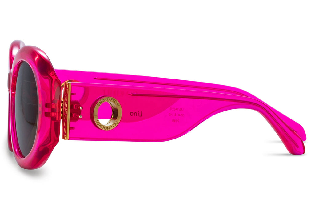 Linda Farrow - Lina Sunglasses Neon Pink (C3)