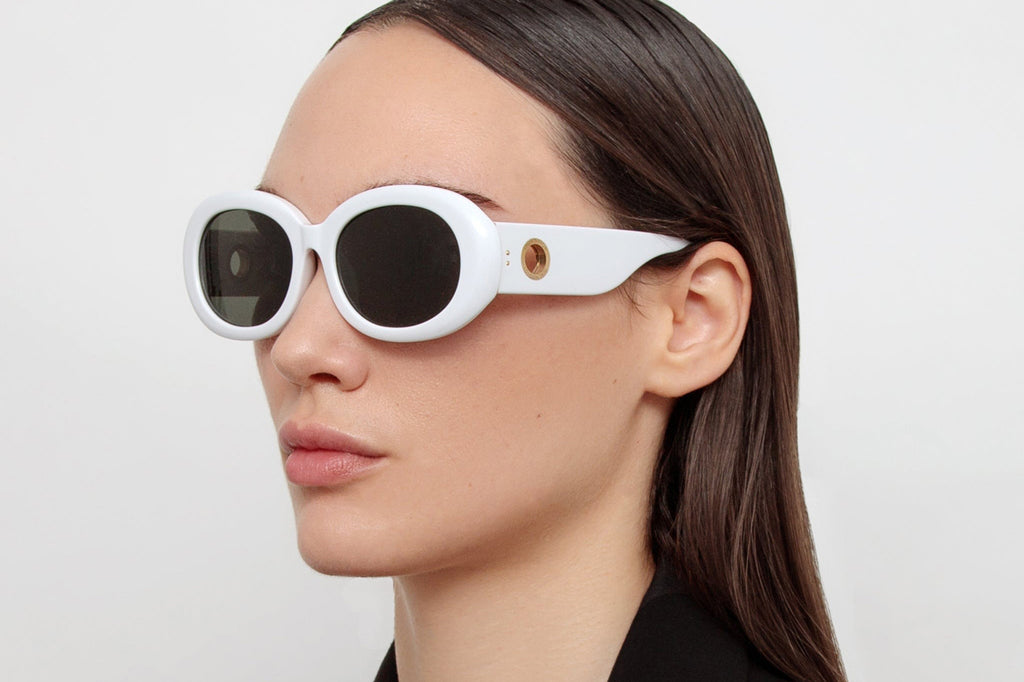 Linda Farrow - Lina Sunglasses White (C4)