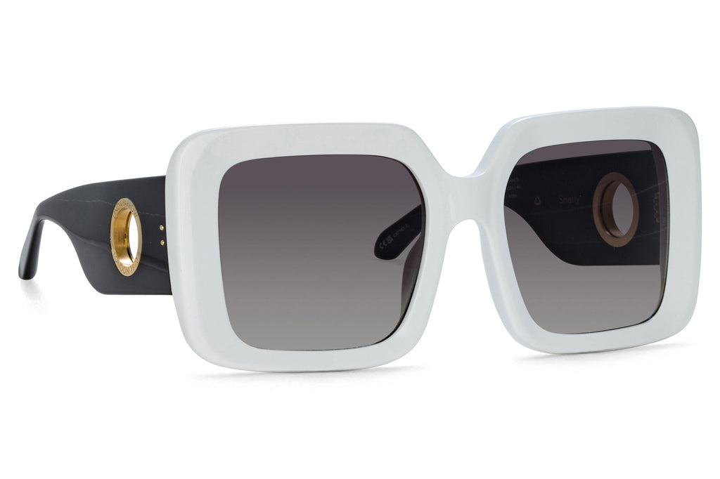 Linda Farrow - Shelly Sunglasses White (C5)