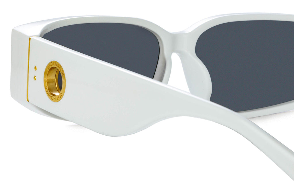 Linda Farrow - Alexis Sunglasses White (C2)