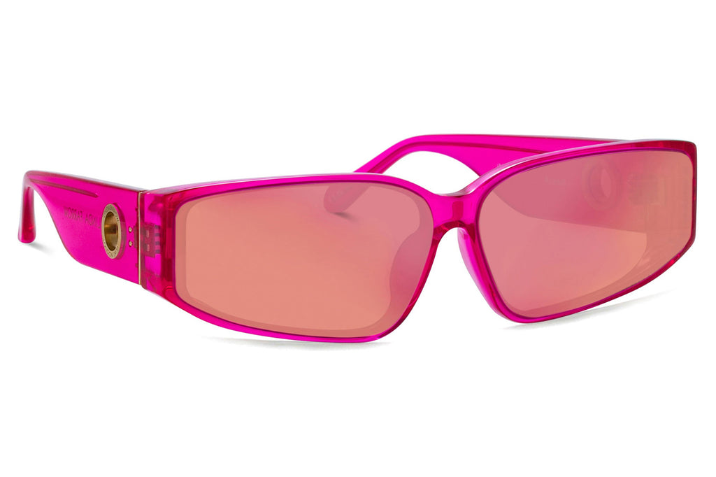 Linda Farrow - Alexis Sunglasses Neon Pink (C3)