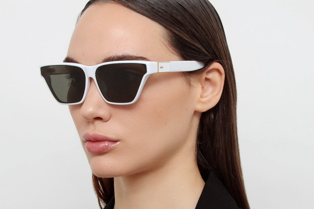 Linda Farrow - Skyler Sunglasses White (C2)