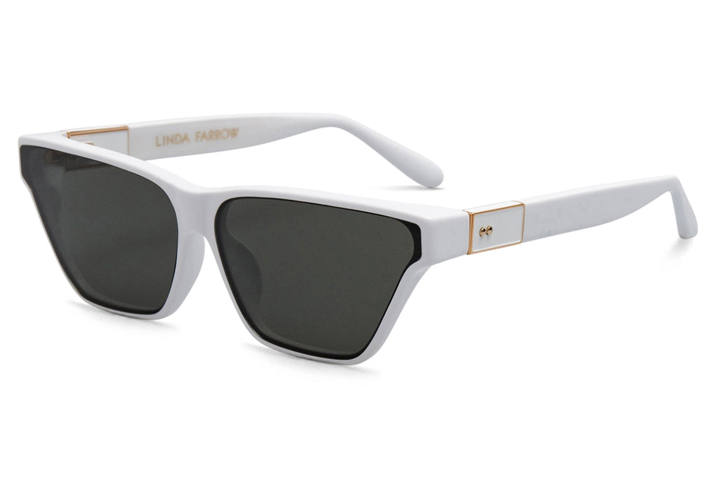 Linda Farrow - Skyler Sunglasses White (C2)