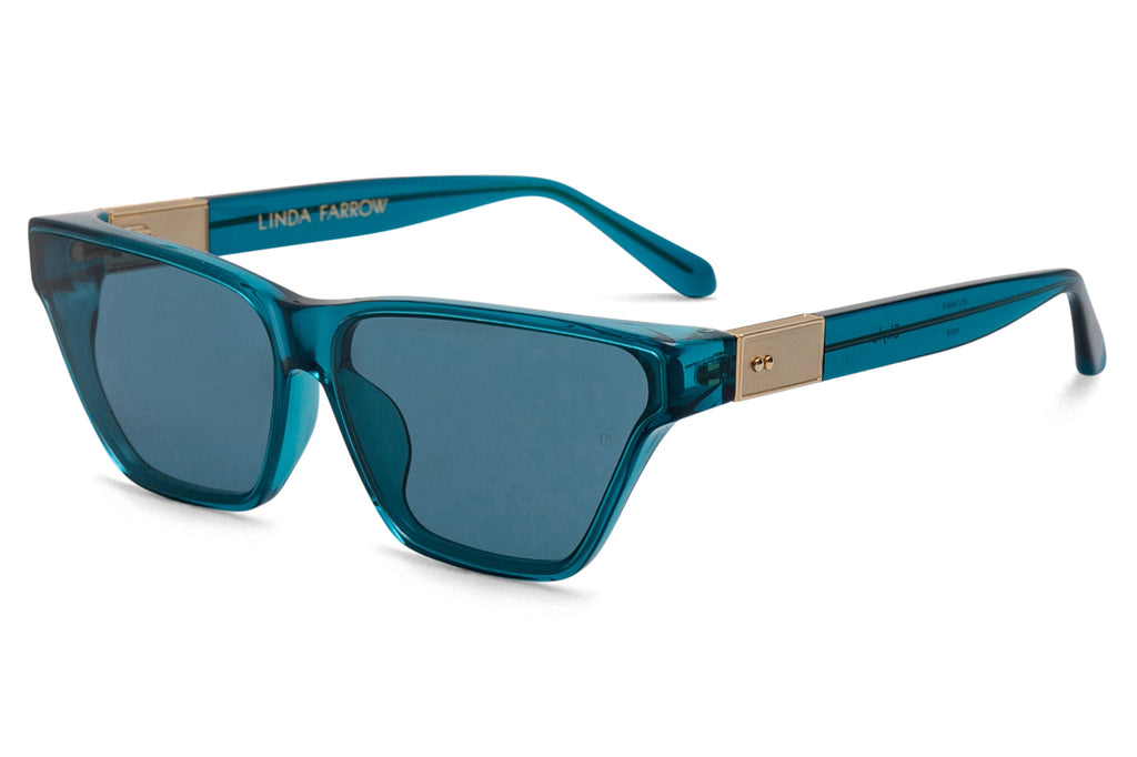 Linda Farrow - Skyler Sunglasses Aqua (C3)