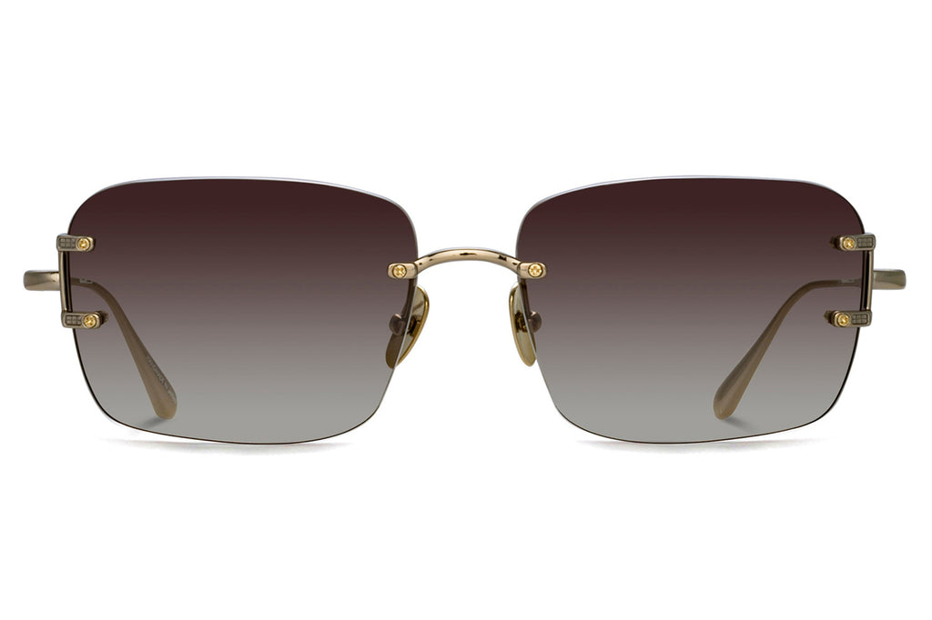 Linda Farrow - Sasha Sunglasses Light Gold (C1)