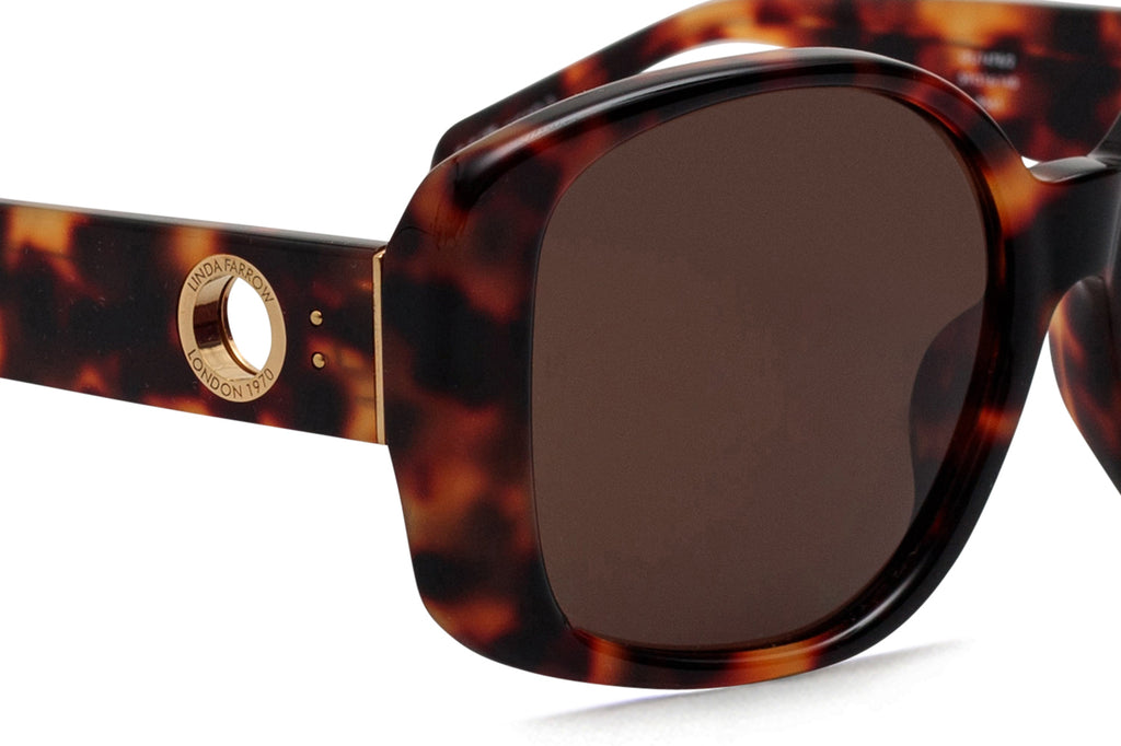 Linda Farrow - Venus Sunglasses Dark Tortoiseshell (C2)