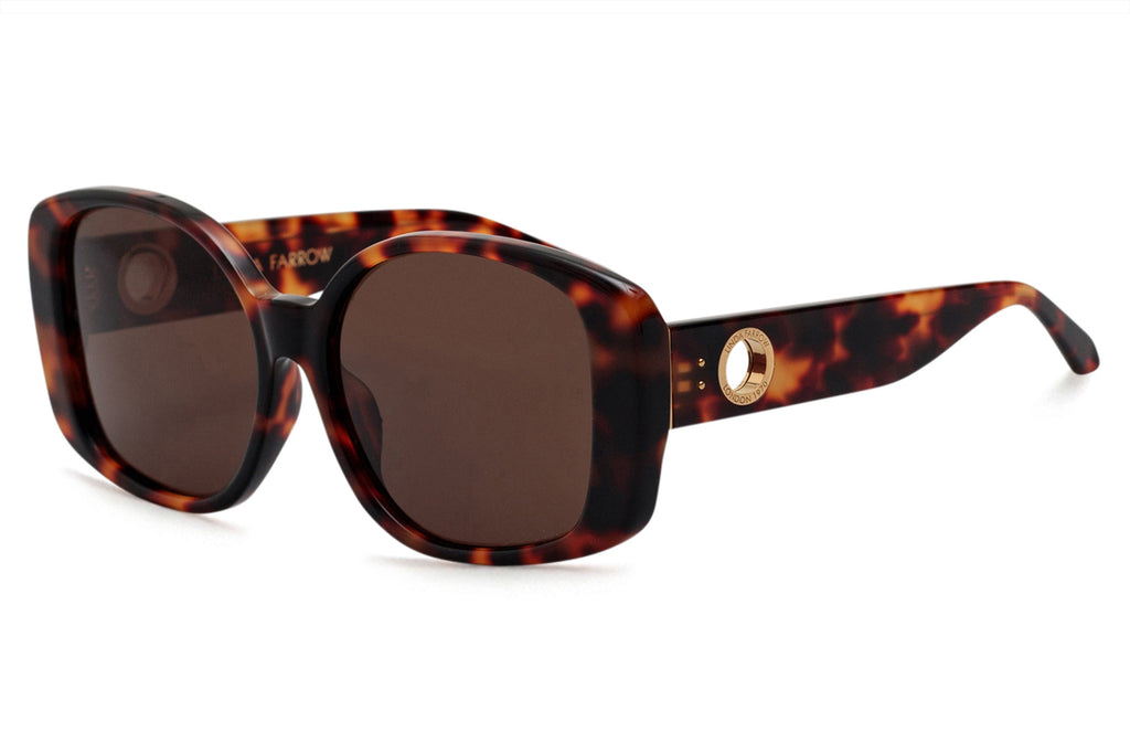 Linda Farrow - Venus Sunglasses Dark Tortoiseshell (C2)