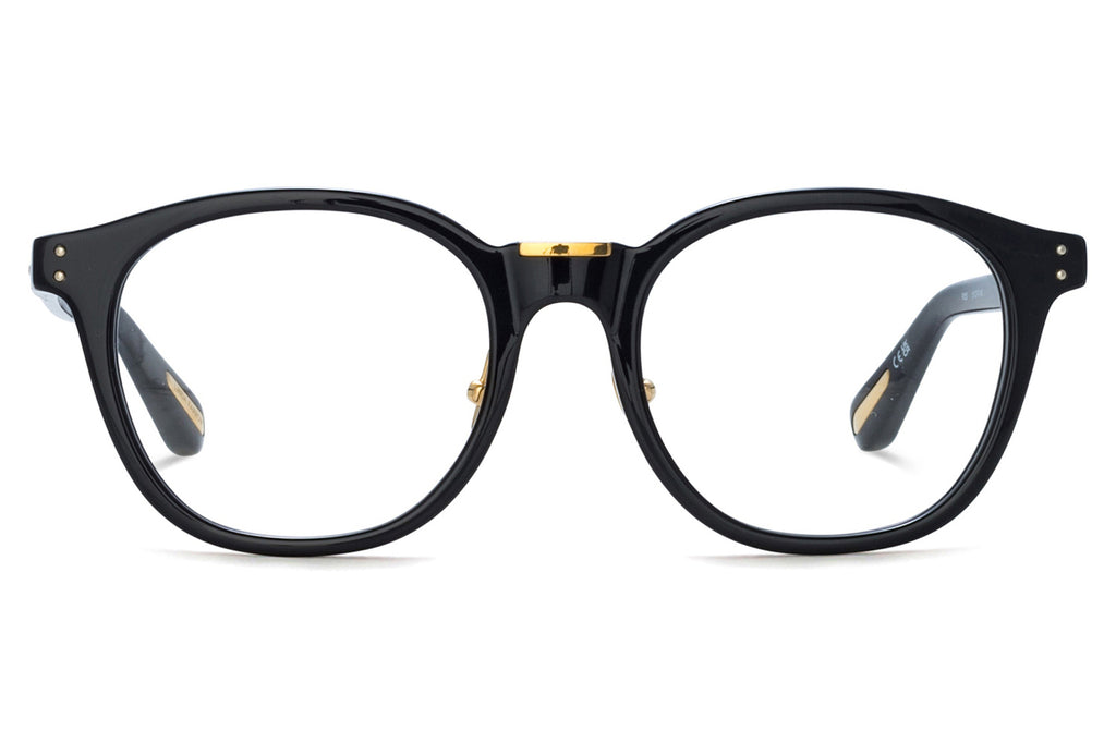 Linda Farrow - Powell Eyeglasses Black/Yellow Gold (C1)