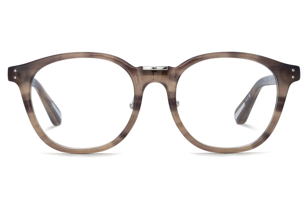 Linda Farrow - Powell Eyeglasses Grey Horn/White Gold (C3)