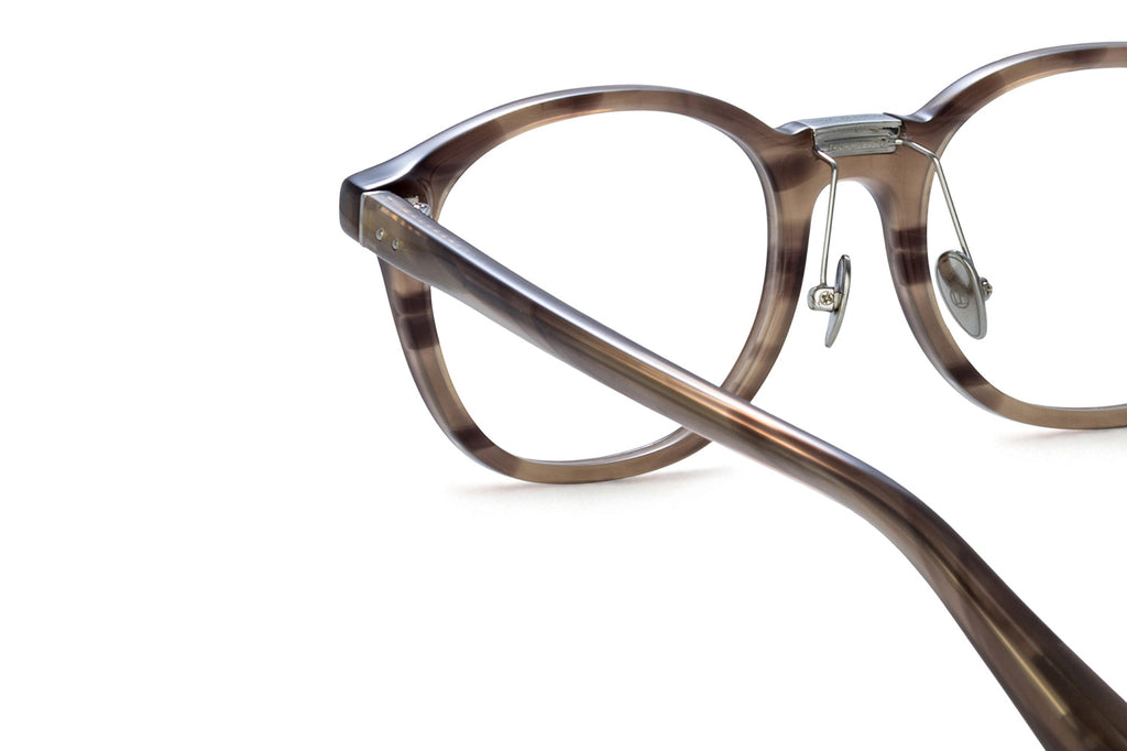 Linda Farrow - Powell Eyeglasses Grey Horn/White Gold (C3)