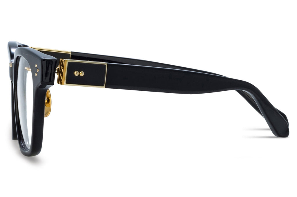 Linda Farrow - Sanchez Eyeglasses Black/Yellow Gold (C1)