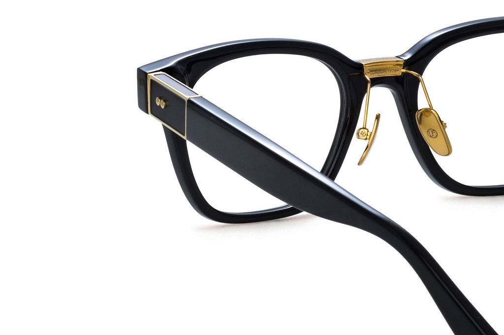 Linda Farrow - Sanchez Eyeglasses Black/Yellow Gold (C1)