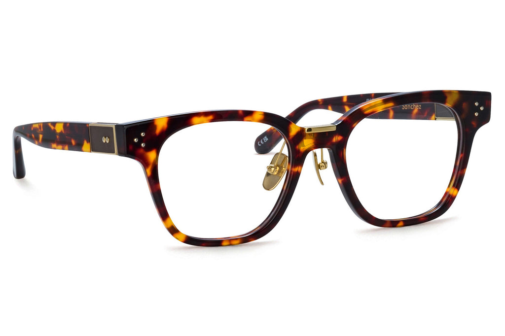 Linda Farrow - Sanchez Eyeglasses Dark Tortoiseshell/Light Gold (C2)