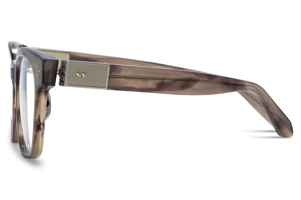 Linda Farrow - Sanchez Eyeglasses Grey Horn/White Gold (C3)