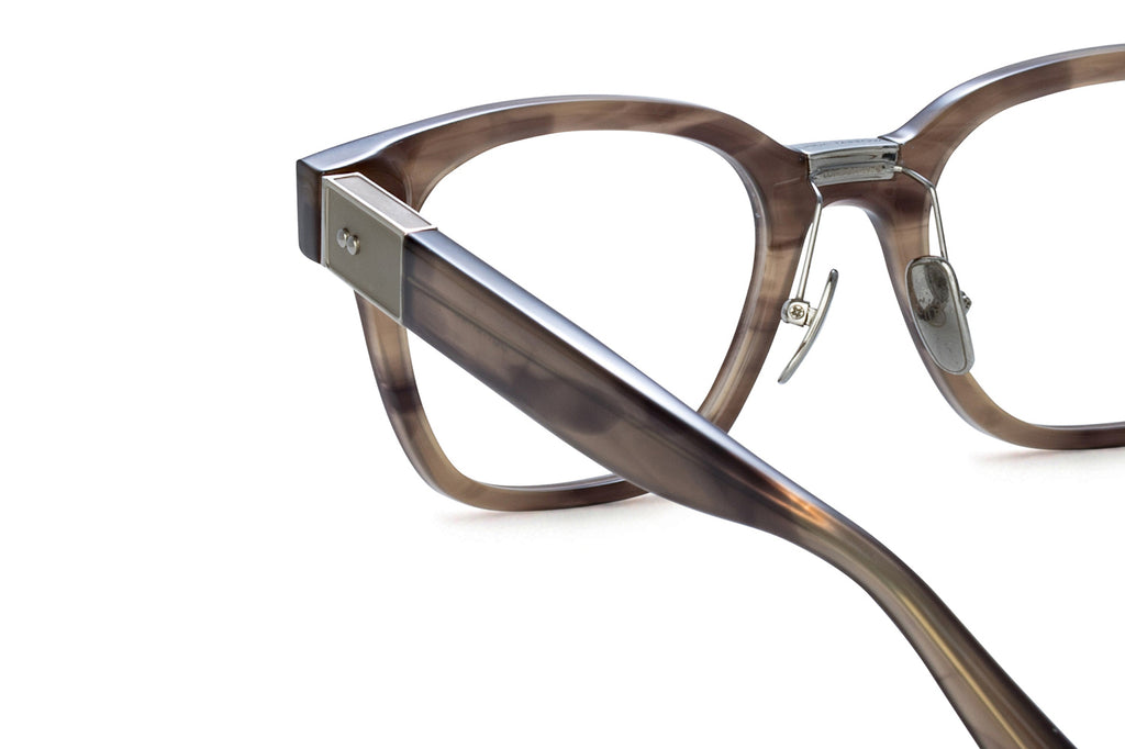 Linda Farrow - Sanchez Eyeglasses Grey Horn/White Gold (C3)