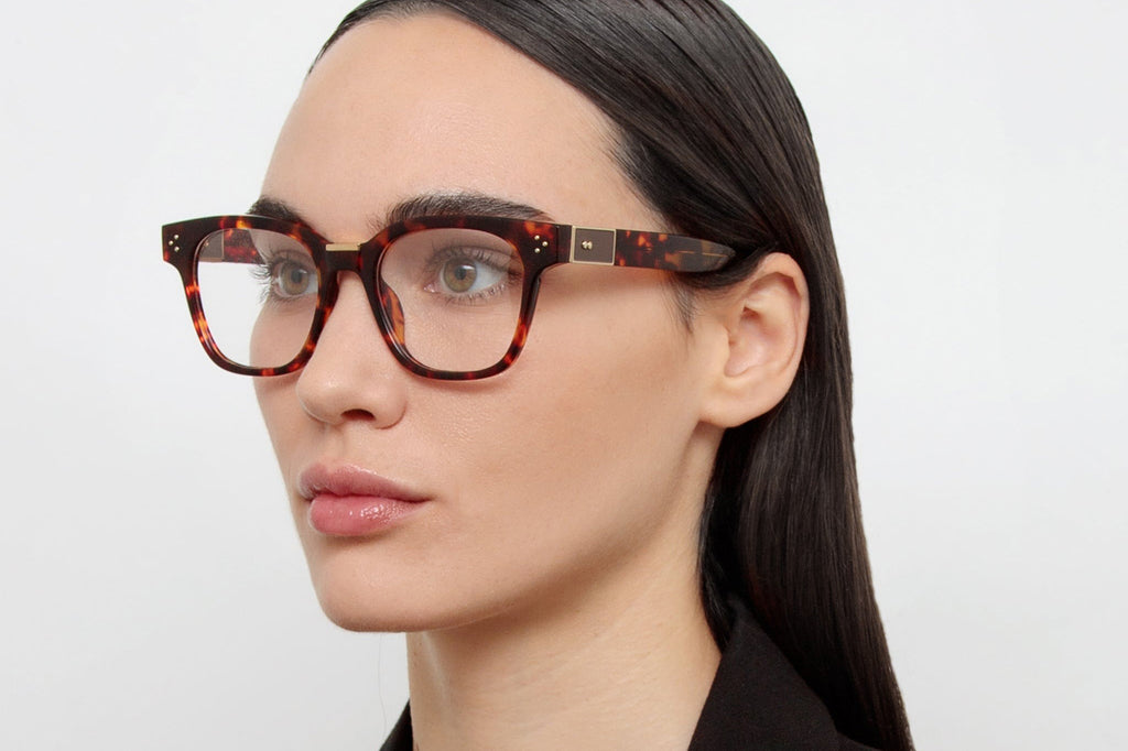 Linda Farrow - Sanchez Eyeglasses Dark Tortoiseshell/Light Gold (C2)