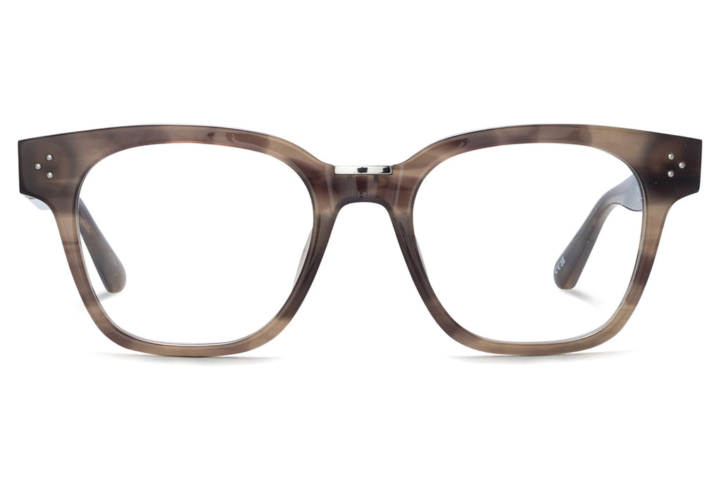 Linda Farrow - Sanchez Eyeglasses Grey Horn/White Gold (C3)