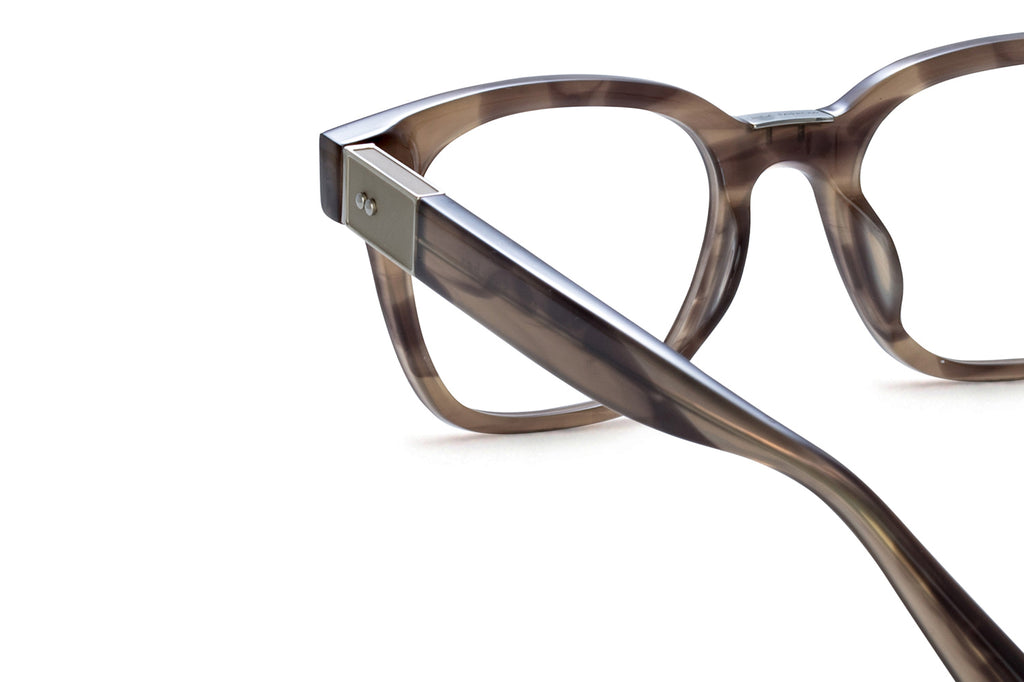 Linda Farrow - Sanchez Eyeglasses Grey Horn/White Gold (C3)