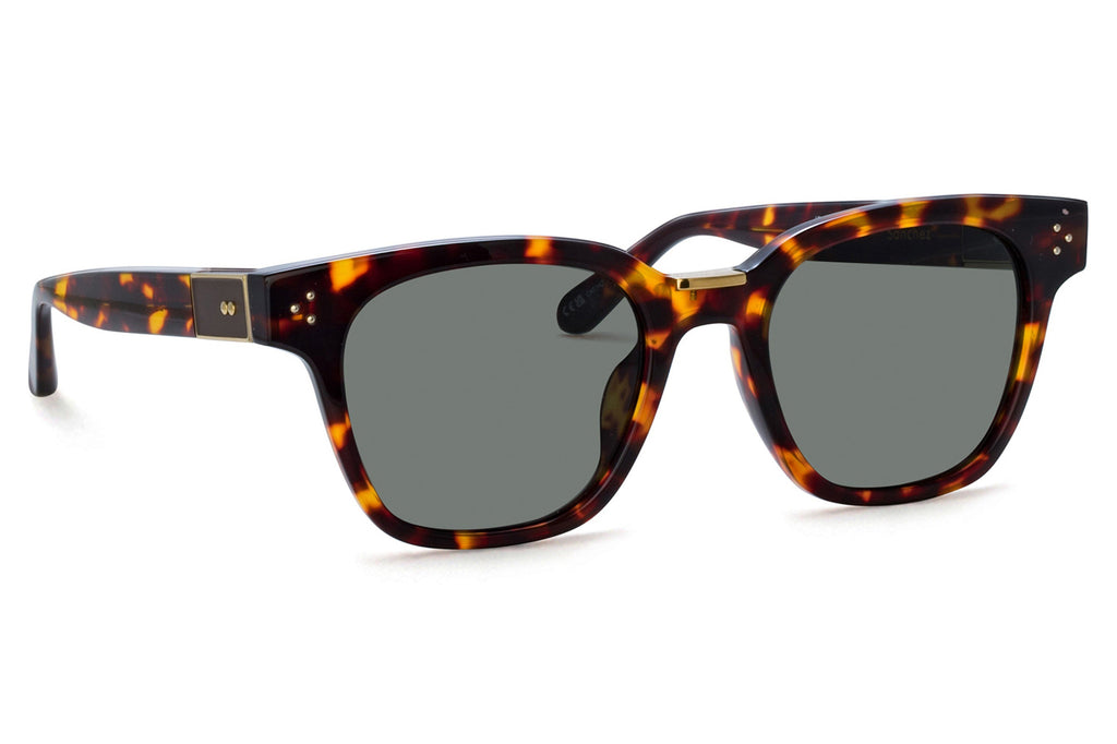 Linda Farrow - Sanchez Sunglasses Dark Tortoiseshell (C5)