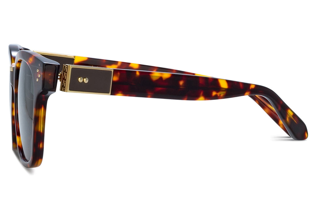 Linda Farrow - Sanchez Sunglasses Dark Tortoiseshell (C5)