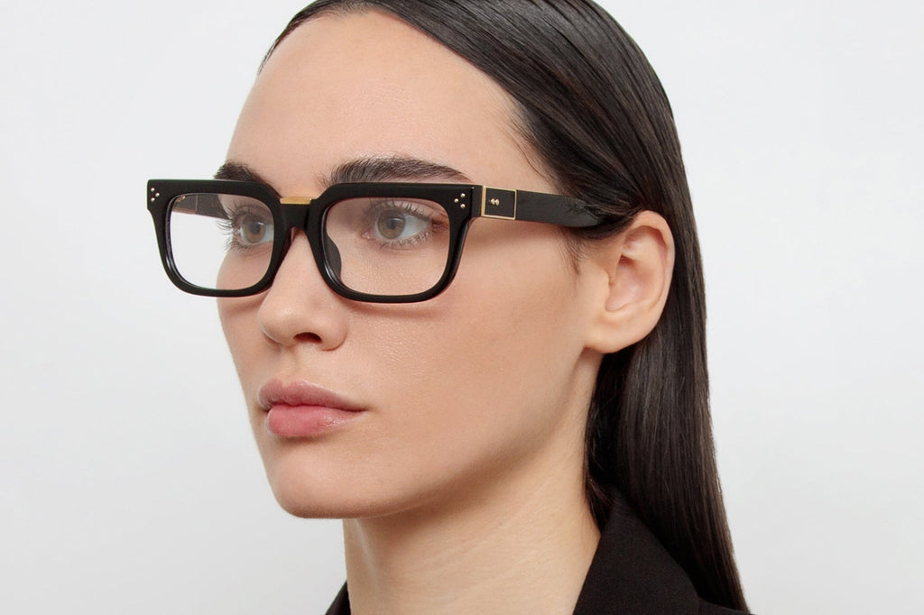 Linda Farrow - Yoan Eyeglasses Black/Yellow Gold (C1)