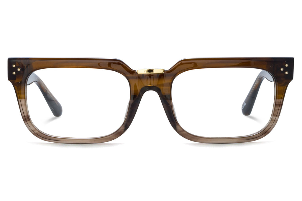 Linda Farrow - Yoan Eyeglasses Caramel Horn/Light Gold (C2)