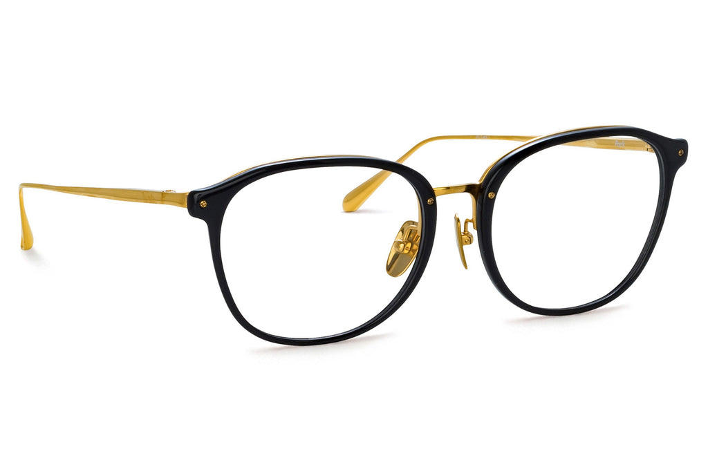 Linda Farrow - Park Eyeglasses Black/Yellow Gold (C1)