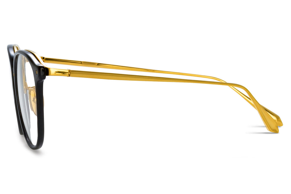 Linda Farrow - Park Eyeglasses Black/Yellow Gold (C1)