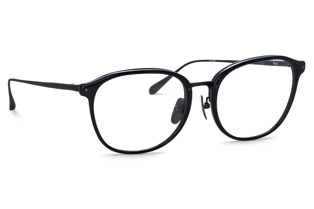 Linda Farrow - Park Eyeglasses Black/Matte Nickel (C2)