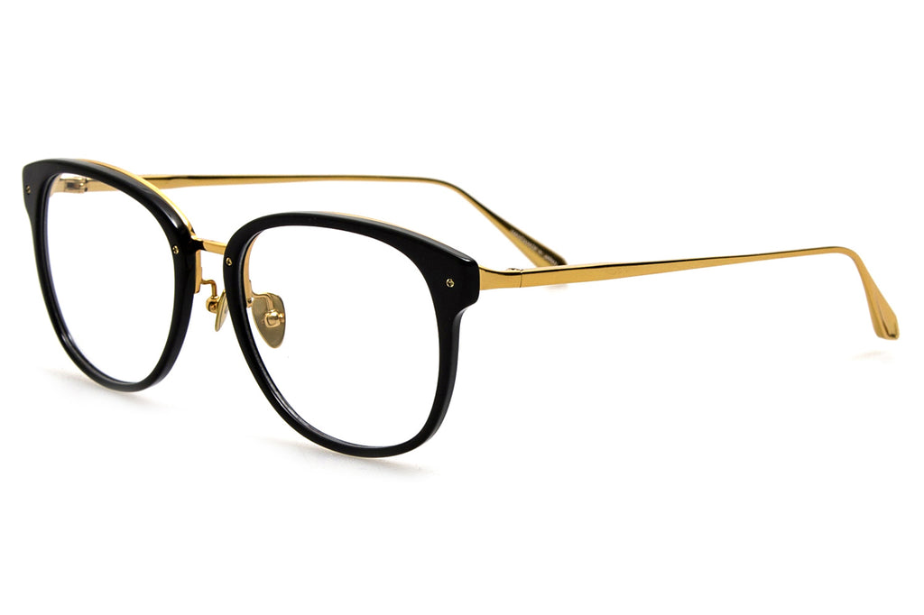 Linda Farrow - Cyrus Eyeglasses Black/Yellow Gold (C1)