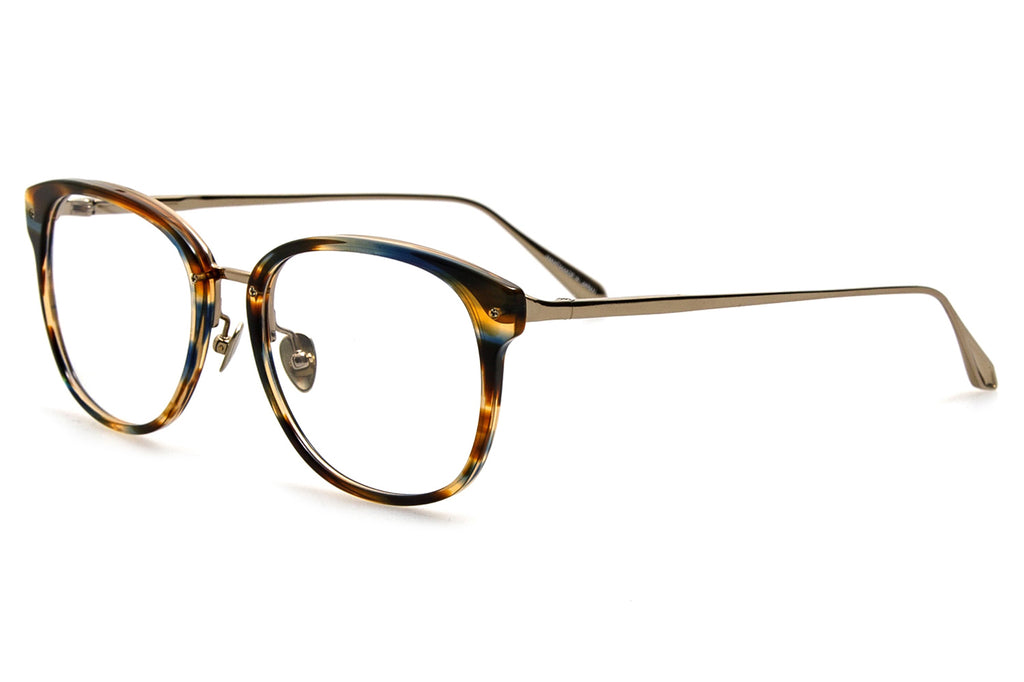 Linda Farrow - Cyrus Eyeglasses Earth Horn/Light Gold (C2)