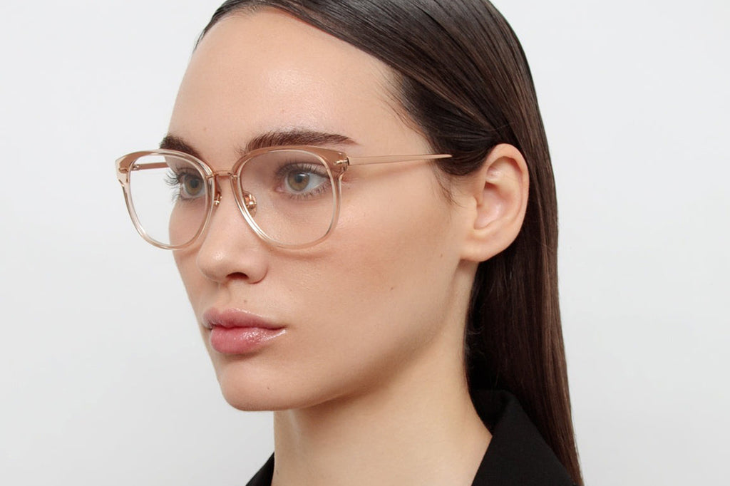 Linda Farrow - Cyrus Eyeglasses Ash/Rose Gold (C3)