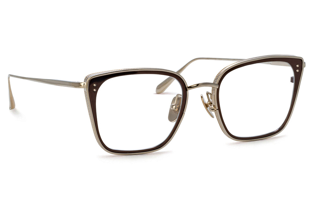 Linda Farrow - Hans Eyeglasses Light Gold/Brown (C3)