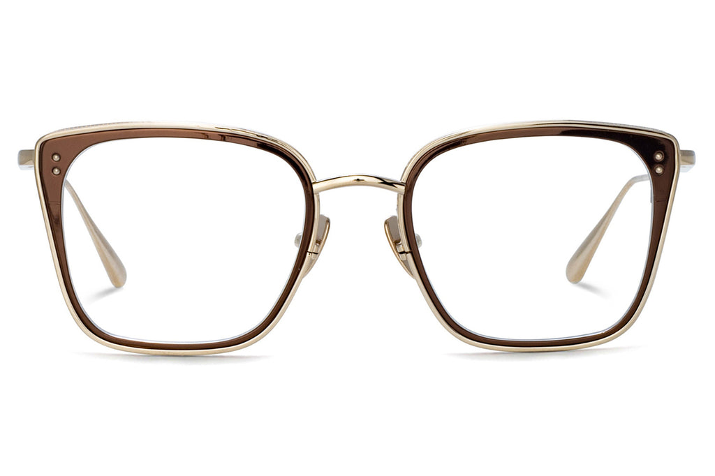 Linda Farrow - Hans Eyeglasses Light Gold/Brown (C3)