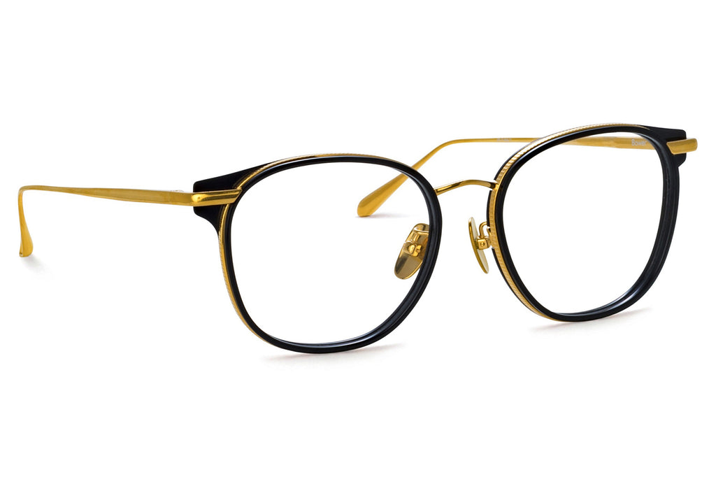 Linda Farrow - Bower Eyeglasses Black/Yellow Gold (C1)