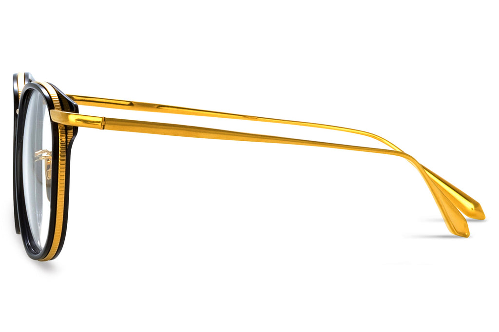 Linda Farrow - Bower Eyeglasses Black/Yellow Gold (C1)