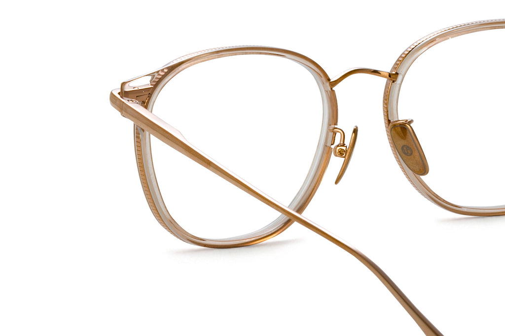 Linda Farrow - Bower Eyeglasses Ash/Rose Gold (C3)