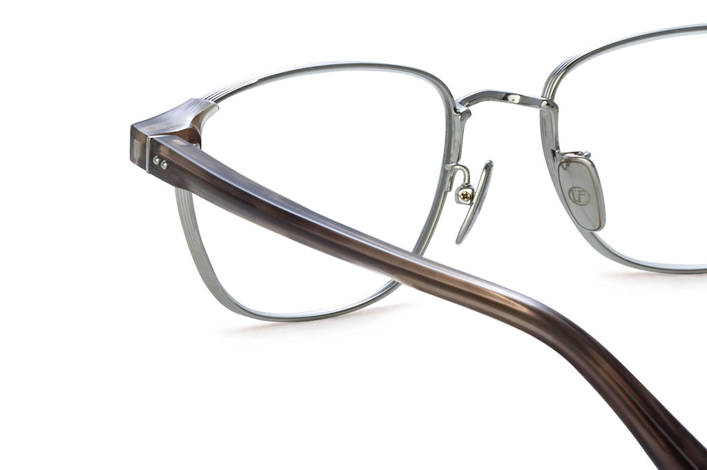 Linda Farrow - Alvar Eyeglasses Grey Horn/White Gold (C3)