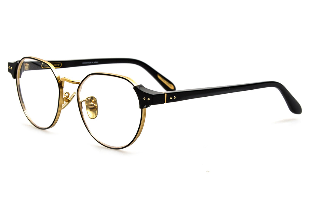 Linda Farrow - Jonathan Eyeglasses Black/Yellow Gold (C1)