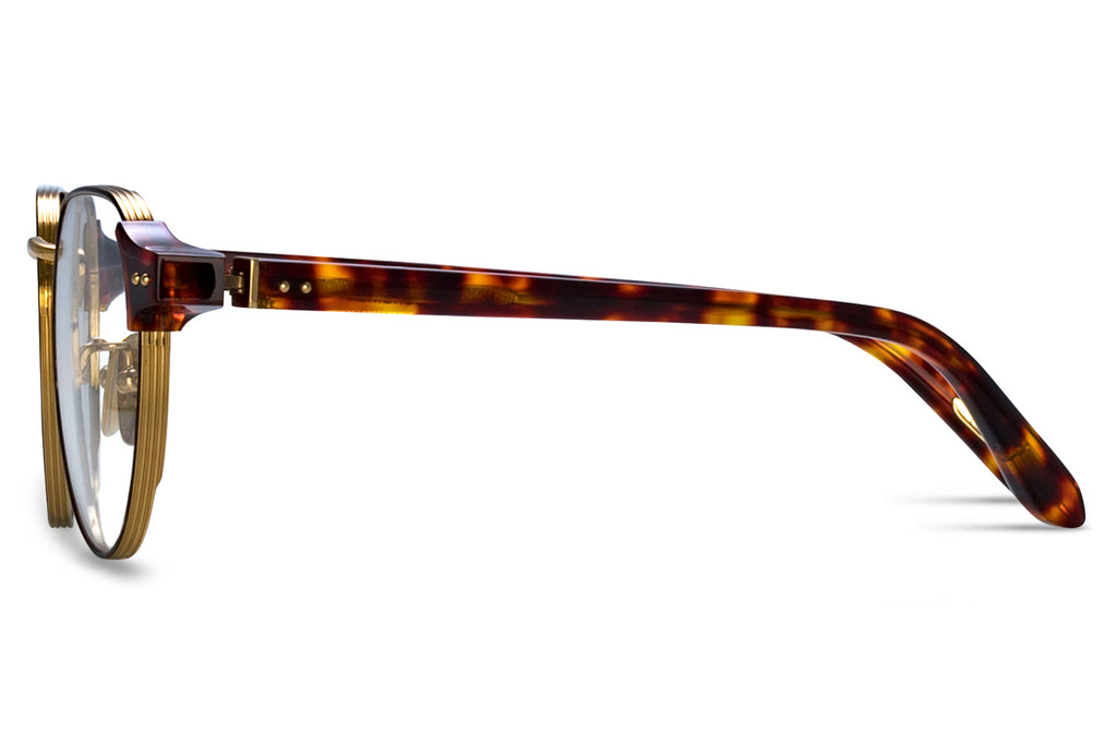 Linda Farrow - Jonathan Eyeglasses Dark Tortoiseshell/Light Gold (C2)