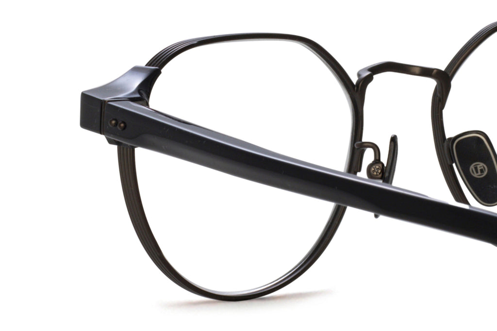 Linda Farrow - Jonathan Eyeglasses Black/Matte Nickel (C3)