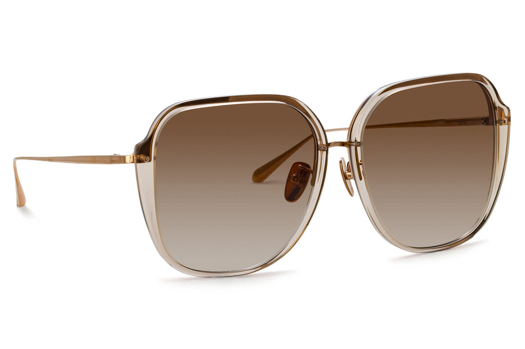 Linda Farrow - Sofia Sunglasses Ash/Rose Gold (C3)