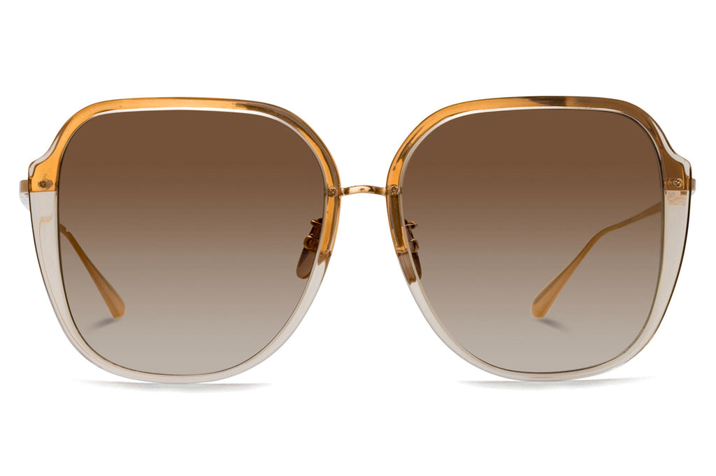 Linda Farrow - Sofia Sunglasses Ash/Rose Gold (C3)