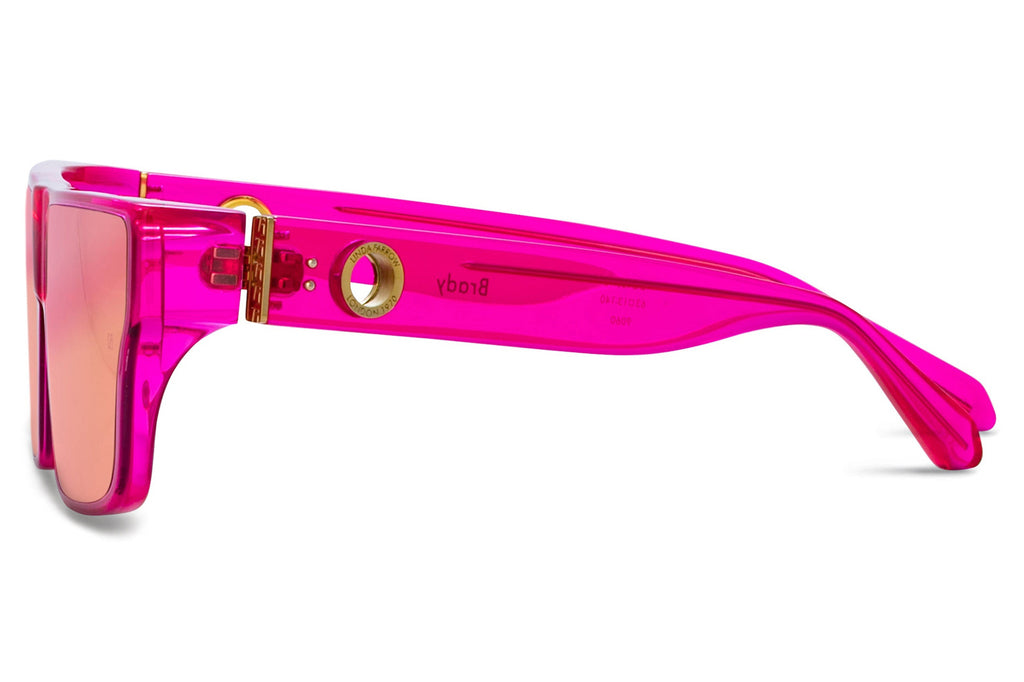 Linda Farrow - Brady Sunglasses Neon Pink (C2)