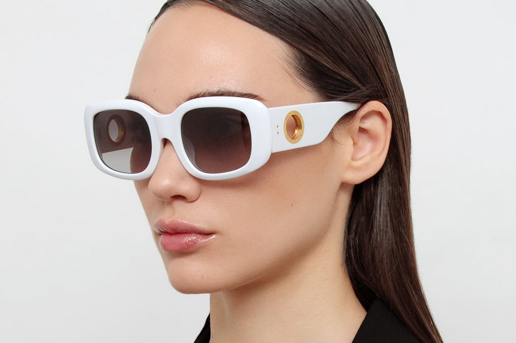 Linda Farrow - Celeste Sunglasses White (C2)