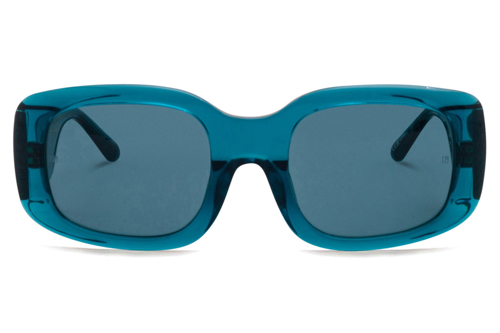 Linda Farrow - Celeste Sunglasses Aqua (C4)