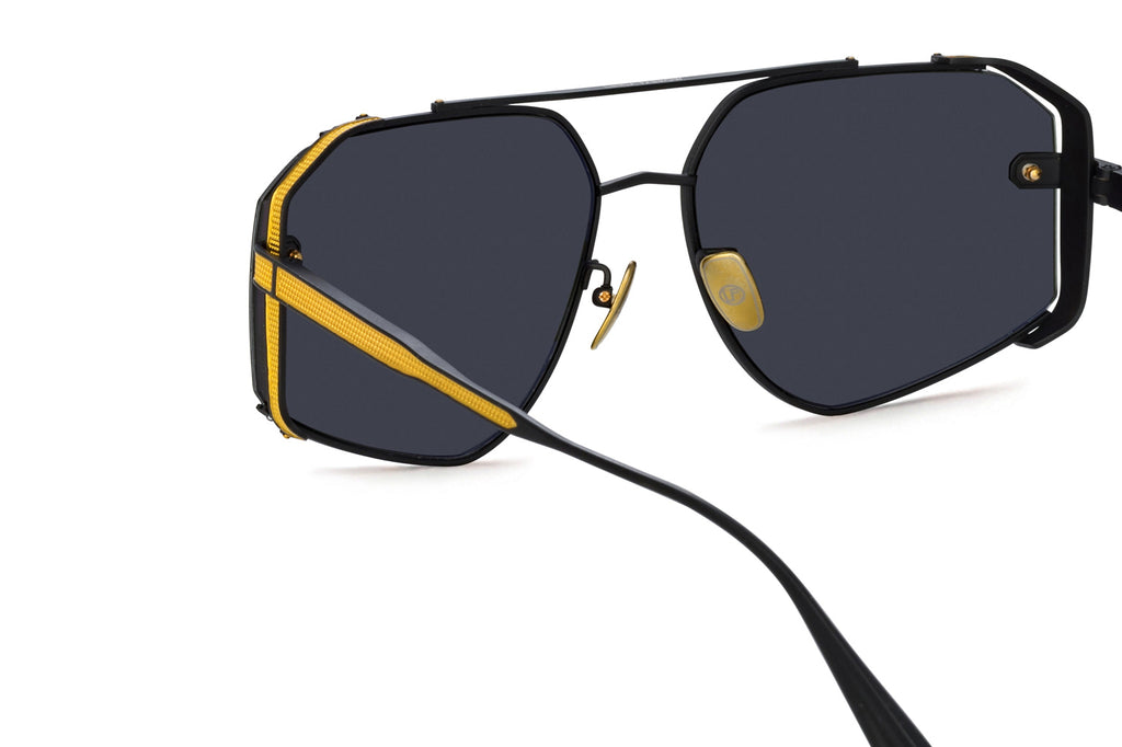 Linda Farrow - Amar SunglassesMatte Nickel/Yellow Gold (C1)