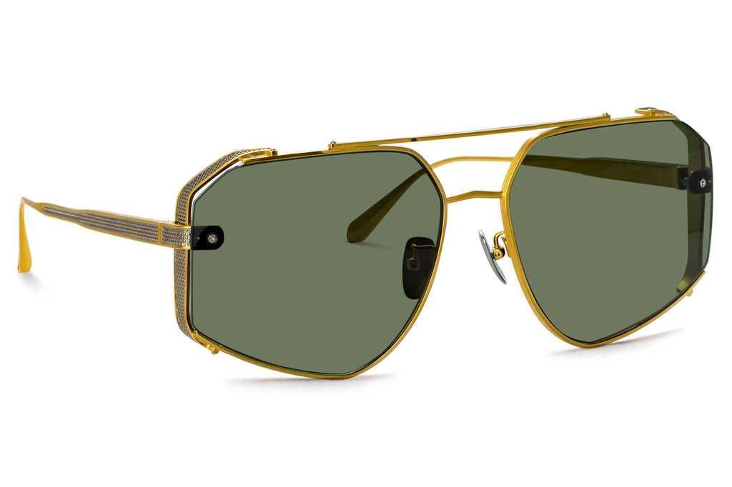 Linda Farrow - Amar Sunglasses Yellow Gold (C3)