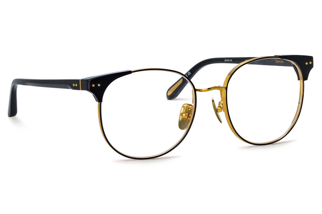 Linda Farrow - Spence Eyeglasses Black/Yellow Gold (C1)