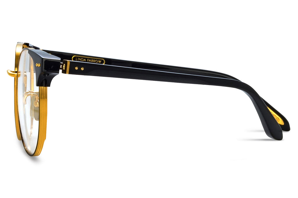 Linda Farrow - Spence Eyeglasses Black/Yellow Gold (C1)